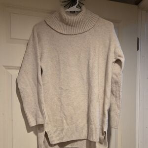 Uniqlo Cream Cowl Neck Sweater